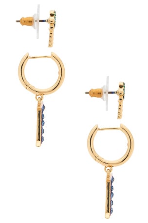 BaubleBar University Of Florida Earring Set Of 2 in Metallic Gold