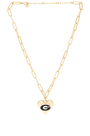 University Of Georgia Statement Heart Necklace BaubleBar
