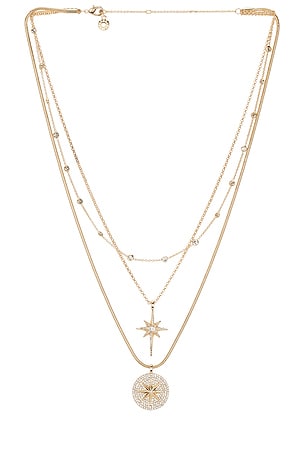 Lyra Celestial Layered Necklace BaubleBar