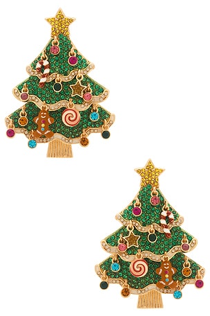 Christmas Tree Statement Earrings BaubleBar