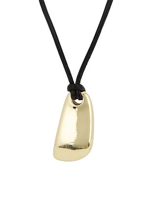 BaubleBar Cord Pendant Necklace in Metallic Gold,Black