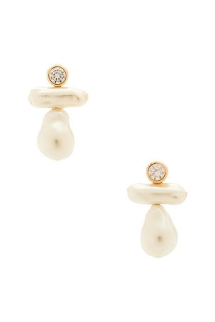 Organic Pearl Earrings BaubleBar