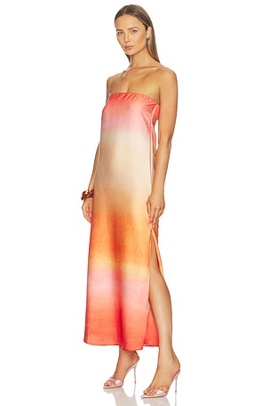 Baobab Lola Maxi Dress in Orange. Size M. Also