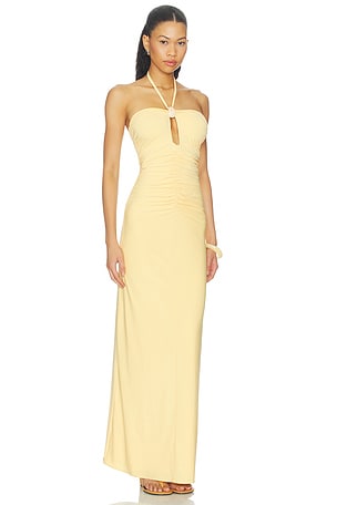 Baobab Romina Maxi Dress in Yellow