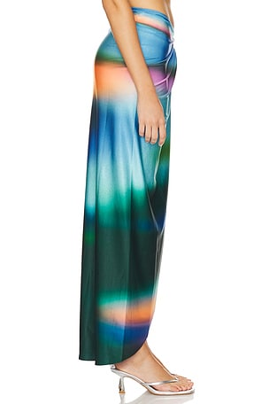 Baobab Isla Maxi Skirt in Blue