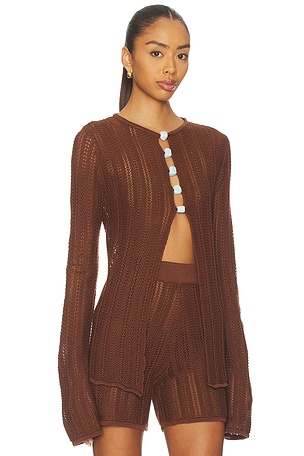 Baobab Corsica Top in Brown