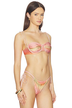 Baobab Lula Bikini Top in Coral