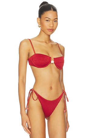 Baobab Roma Bikini Top in Red