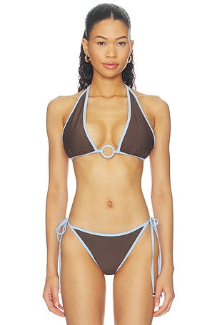 Baobab Helena Bikini Top in Brown