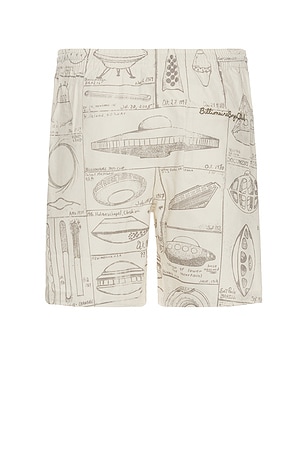 Billionaire Boys Club Earthling Shorts in Cream