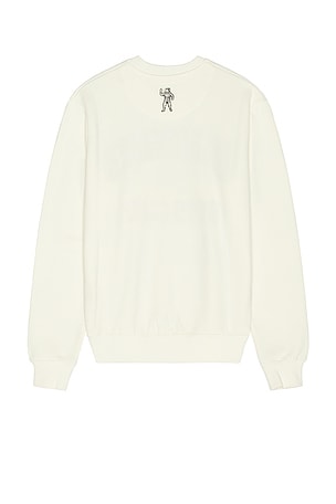 Billionaire Boys Club Collegiate Crew Sweatshirt in Cream. Size XL/1X. Also