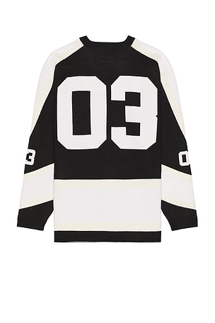 Billionaire Boys Club Puck Jersey Knit Sweater in Black. Size XL/1X. Also