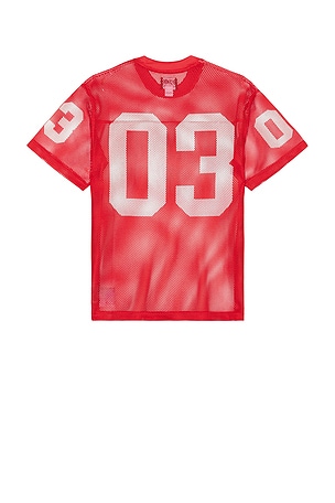 Billionaire Boys Club Varsity Football Jersey in Red