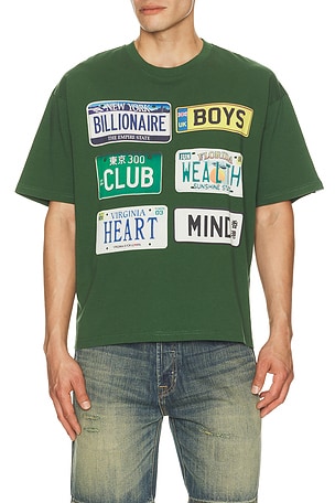 Plates Boxy Tee Billionaire Boys Club