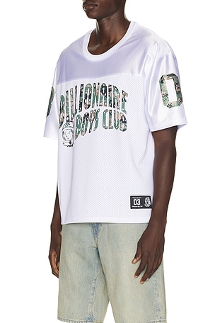 Billionaire Boys Club Parks Short Sleeve Jersey in White