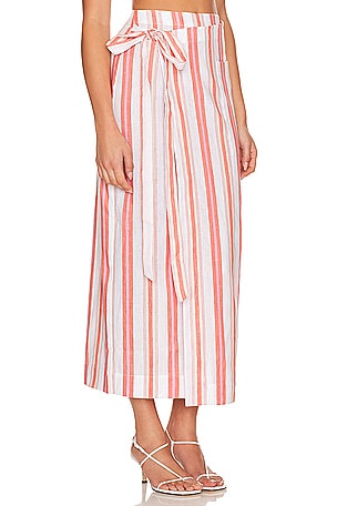 Bondi Born Arezzo Wrap Skirt in Red