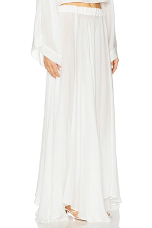 Bondi Born Cremona Maxi Skirt in White