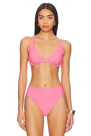 Bandeau Bikini Top l Scarf Style Bikini in Hot Pink l Swim'in G