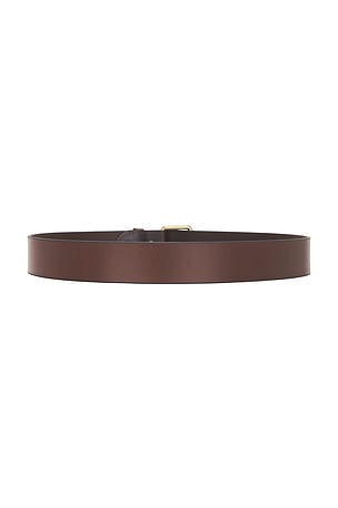 Barbour Contrast Leather Belt in Brown