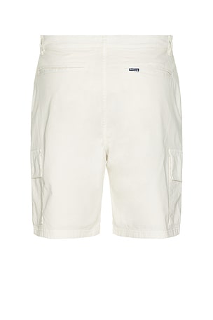 Barbour Twill Cargo Short in White