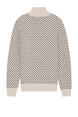 Barbour Masham Roll Neck Sweater in Cream