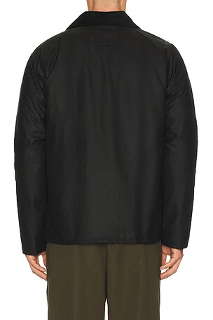 Barbour Tract Wax Jacket in Black