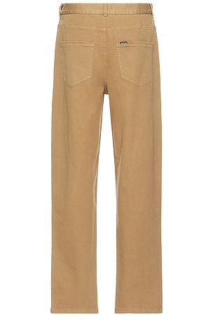 Barbour Washed Stretch Twill Regular Fit Trouser in Tan