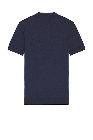 Barbour Buston Knit Polo en Marine