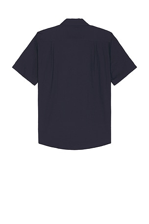 Barbour Longhall Seersucker Shirt in Blue