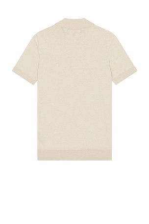 Barbour Buston Knit Polo in Beige