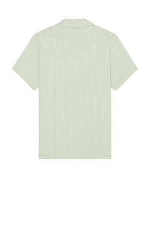 Barbour Dymchurch Seersucker Polo in Mint