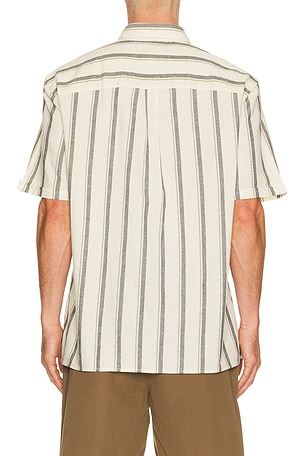 Barbour Barkend Striped Summer Shirt in White
