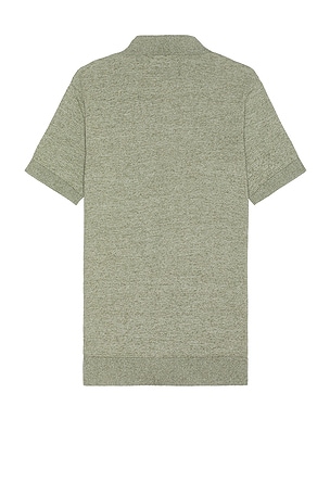 Barbour Buston Knit Polo in Green