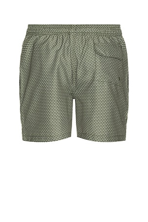 Barbour Shell Swim Short in Olive