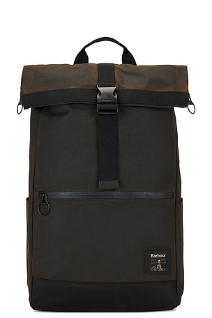 Field Wax Fold Over Backpack Barbour