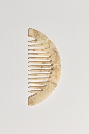 Base Camp Beauty Crescent Comb in Buttermilk