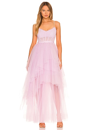 Corset tulle sale gown bcbgmaxazria