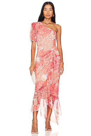 Ella Printed Jersey Dress