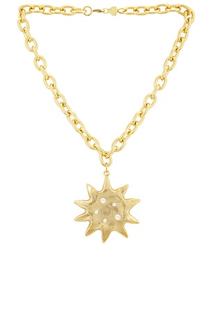Gilded Sun Necklace in Unique Color & Gold BRACHA