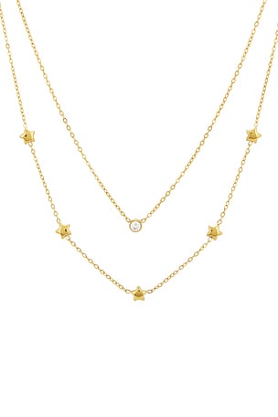 BRACHA Leighton Necklace in Metallic Gold