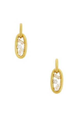 BRACHA Ariella Earrings in Metallic Gold