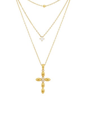 BRACHA Glory Necklace in Metallic Gold