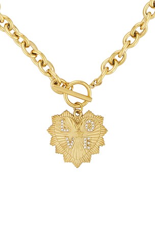 BRACHA Monty Necklace in Unique Color & Gold in Metallic Gold