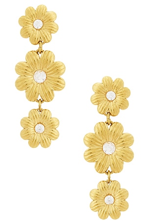 Mya Earrings in Unique Color & Gold BRACHA