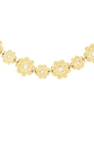 BRACHA Mya Necklace in Unique Color & Gold in Metallic Gold