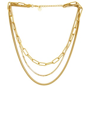 Lexie Layered Necklace in Unique Color & Gold BRACHA