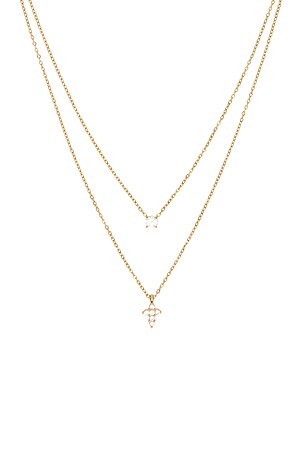 BRACHA Grace Necklace in Metallic Gold