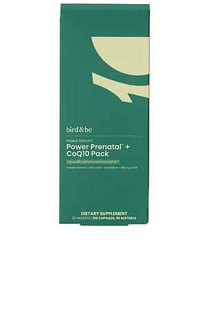 Female Fertility Power Prenatal + CoQ10 Boost Bird&Be