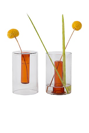 Small Reversible Glass Vase Block Design