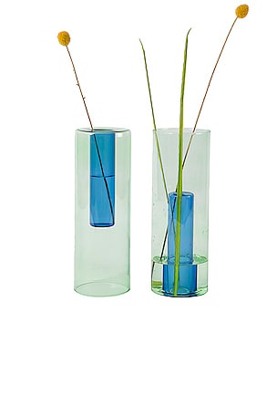 Large Reversible Glass Vase Block Design